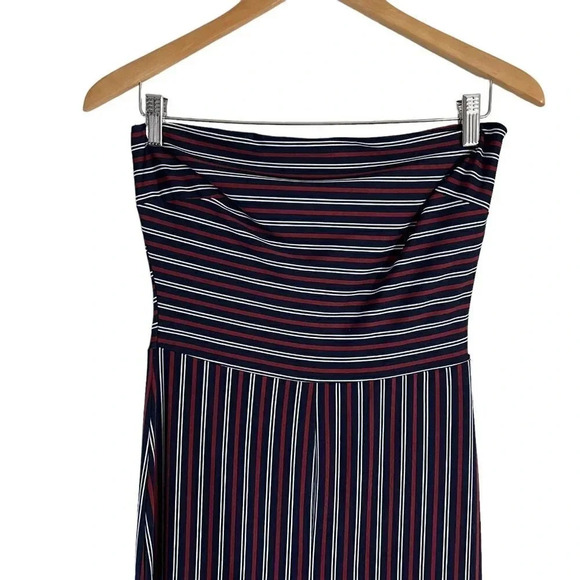 Windsor Tube Top Jumpsuit Size Medium One Piece Striped Pattern Stretch Pull On - Picture 3 of 6